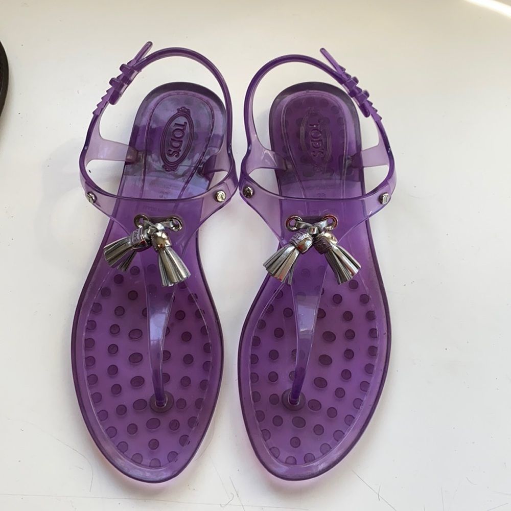 Tod’s summer sandals gommino EUR 9 purple